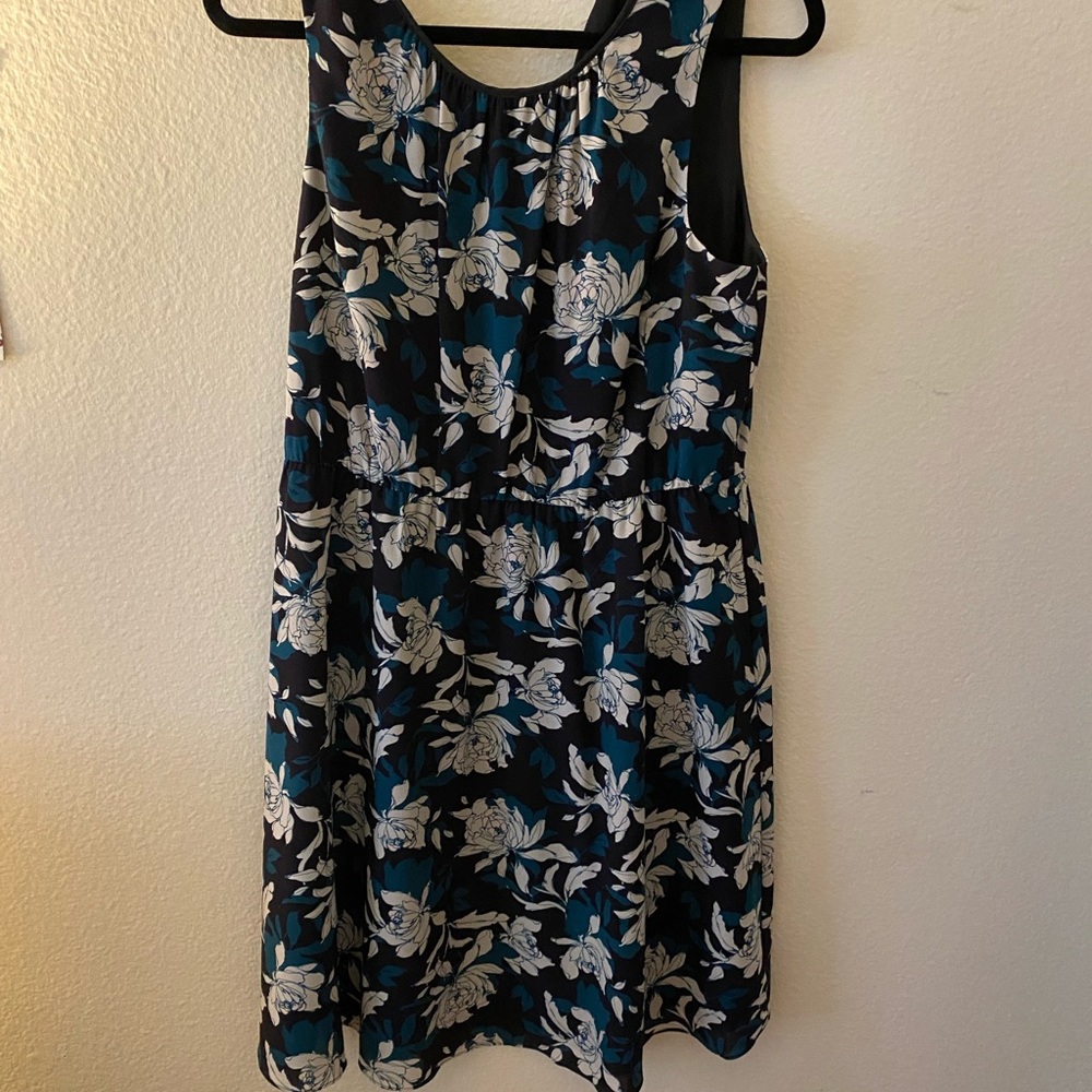 J Crew printed pattern dress